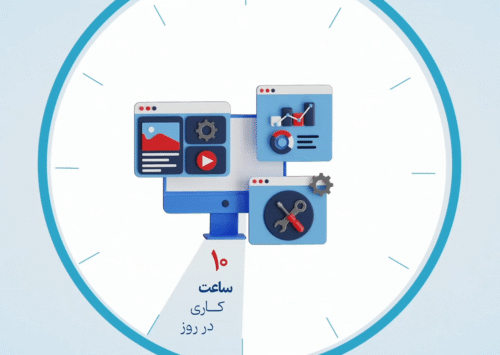 موشن گرافیک ساعت کاری مراکز معاینه فنی